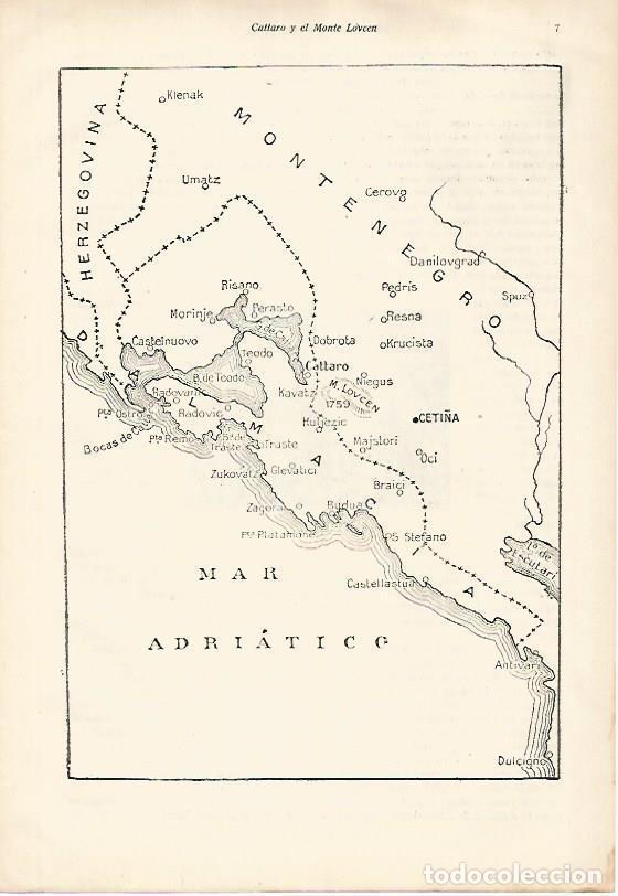 Postcards: LAMINA 13642: Mapa de Montenegro - E. Diaz-Retg