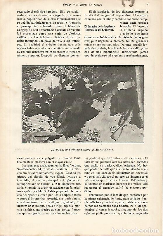 Postcards: LAMINA 13736: Defensa de una trinchera contra los alemanes - E. Diaz-Retg
