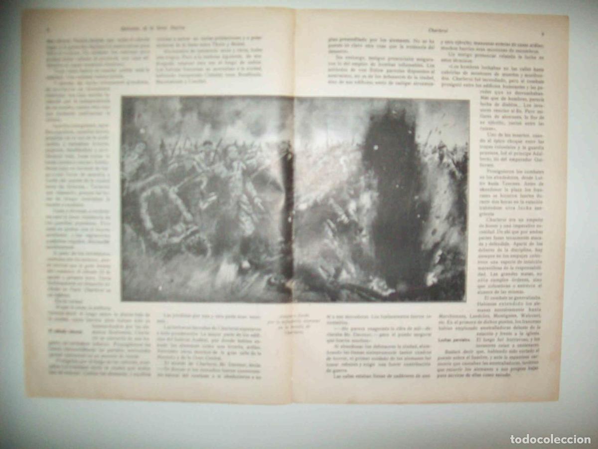 Postcards: LAMINA 13600: Ataque de Alemania en la Batalla de Charleroi - E. Diaz-Retg