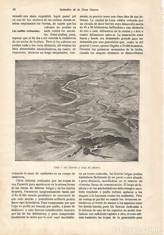 Postcards: LAMINA 13583: Lieja y sus fuertes. Vista aerea - E. Diaz-Retg