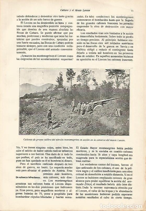 Postcards: LAMINA 13646: Ca&ntilde;ones de Montenegro en el monte Lovcen - E. Diaz-Retg