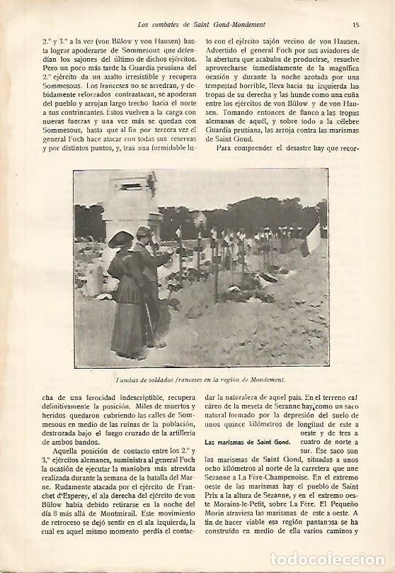Cartoline: LAMINA 13732: Tumbas de soldados franceses en Mondement - E. Diaz-Retg
