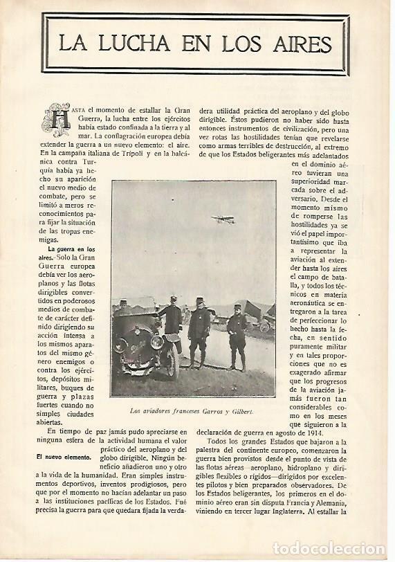 Cartoline: LAMINA 13700: Los aviadores franceses Garros y Gilbert - E. Diaz-Retg