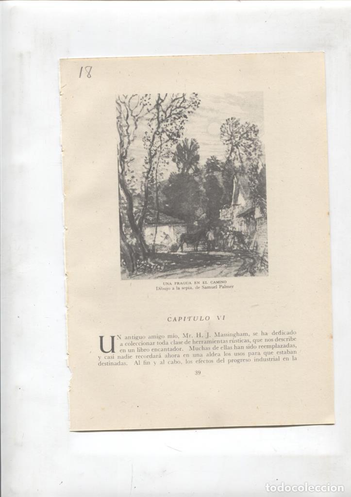 Postcards: Las aldeas inglesas lamina 18: Una fragua en el camino - NULL
