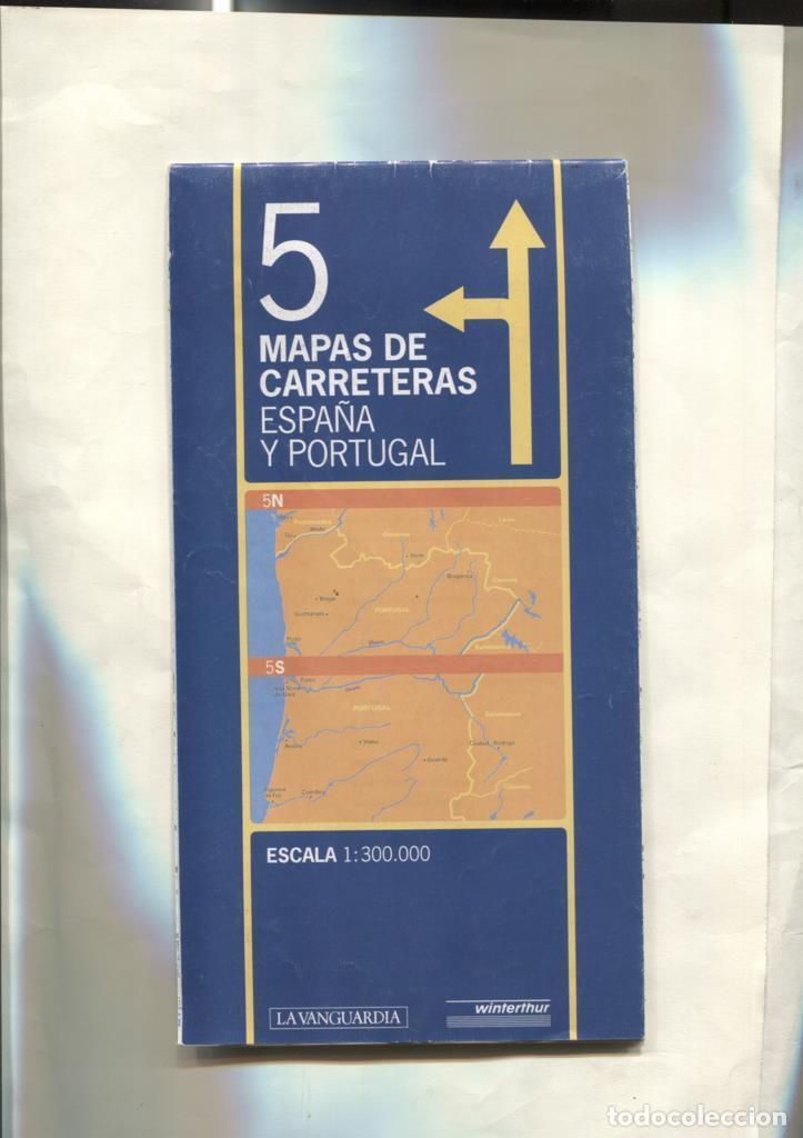 Postcards: Guia La Vanguardia/Winterthur: Mapas de carretera espa&ntilde;a y portugal numero 05 -
