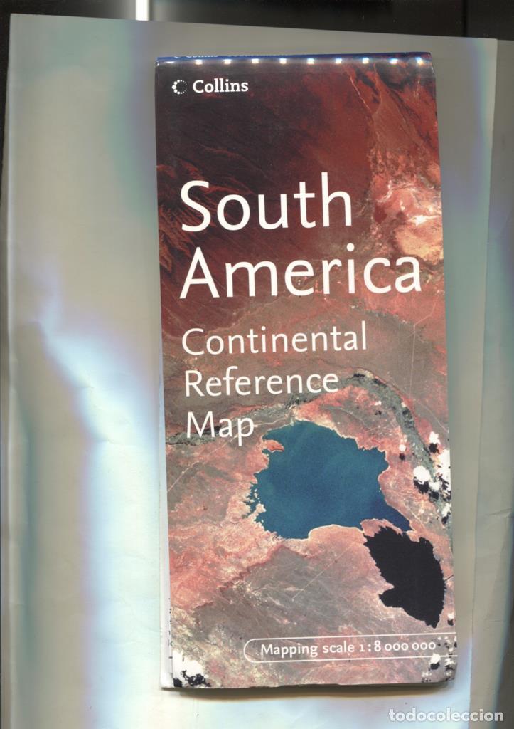 Postcards: South America: continental, reference Map -