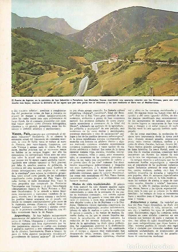 Postais: LAMINA MONITOR 0758: Puerto de Aspiroz, entre San Sebastian y Pamplona - Varios