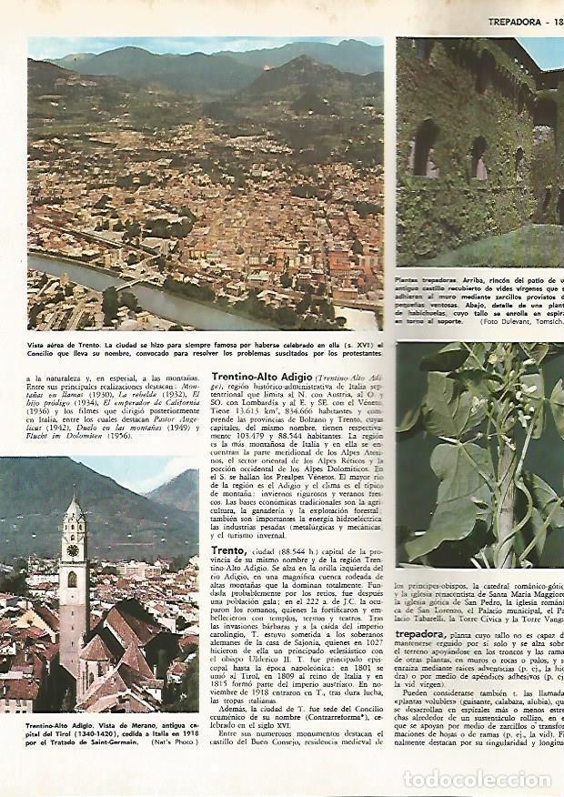 Postcards: LAMINA MONITOR 0720: Vista aerea de Trento y de Merano, Italia - Varios