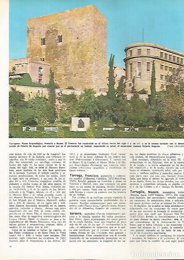Postcards: LAMINA MONITOR 0686: Paseo Arqueologico de Tarragona - Varios