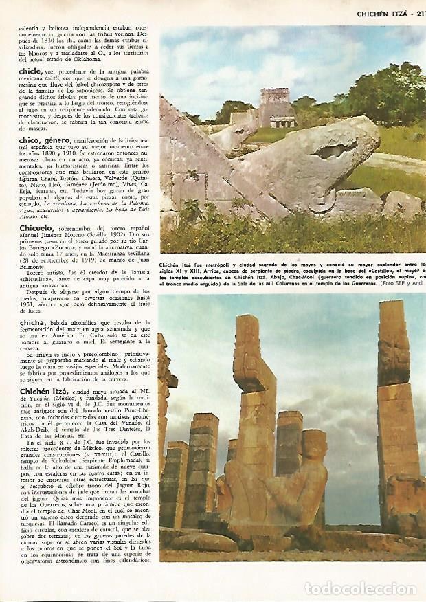 Postcards: LAMINA MONITOR 0830: Chichen Itza, Mexico - Varios
