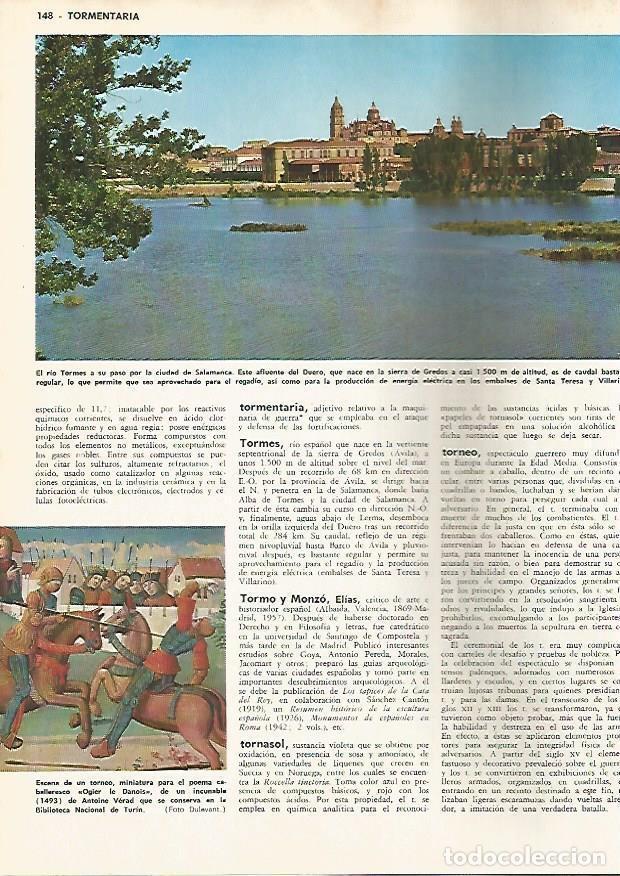 Postcards: LAMINA MONITOR 0711: El rio Tormas por Salamanca - Varios