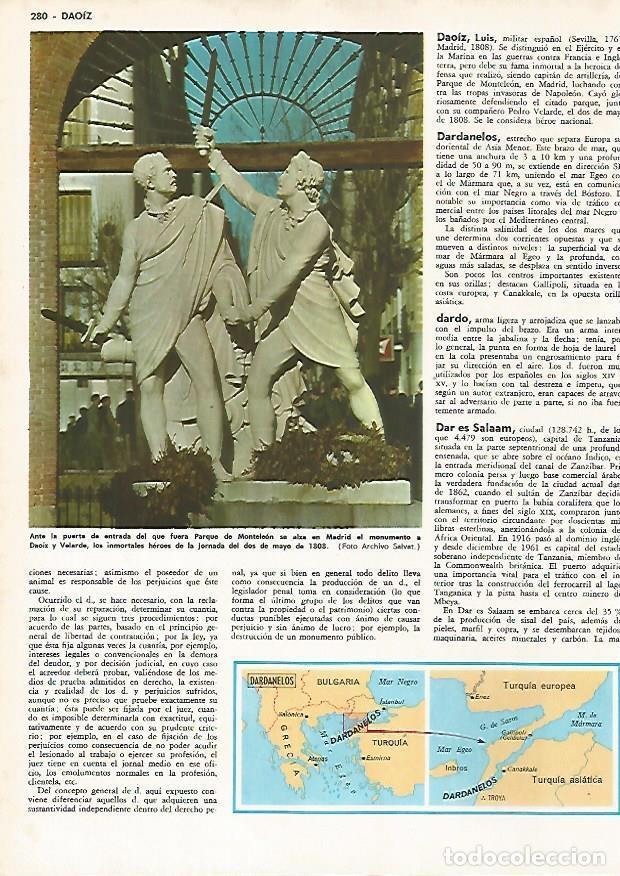 Postales: LAMINA MONITOR 0844: Monumento a Daoiz y Velarde en Madrid - Varios