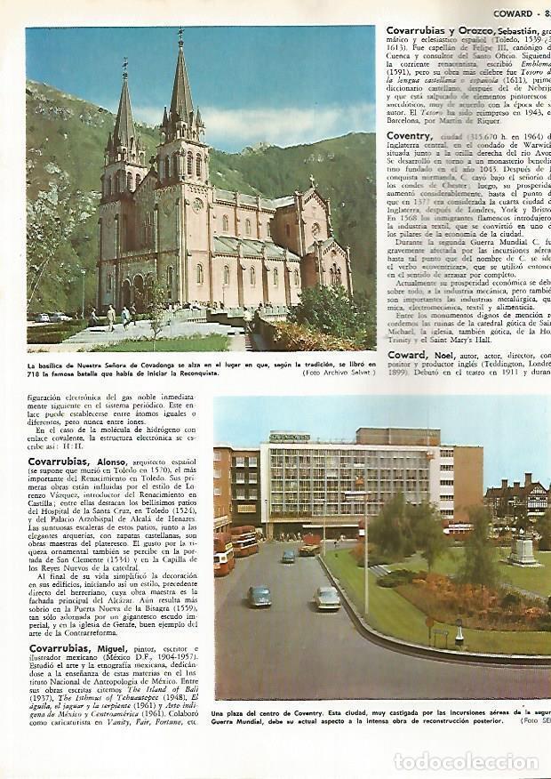 Postkarten: LAMINA MONITOR 0808: Nuestra Se&ntilde;ora de Covadonga y plaza de Coventry, Inglaterra - Varios
