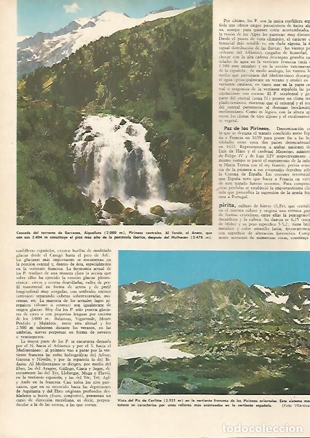 Postkarten: LAMINA MONITOR 0551: Cascada de Aigualluts y Pic de Carlitte - Varios