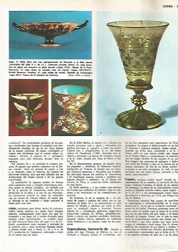 Postkarten: LAMINA MONITOR 0790: Kylix atica, copa arabe de cristal y copas bizantinas - Varios