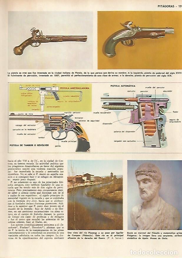 Postkarten: LAMINA MONITOR 0554: Tipos y partes de pistola - Varios