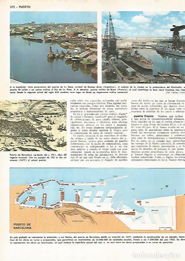 Postkarten: LAMINA MONITOR 0575: Puerto de La Boca, puerto de Brest y de Barcelona - Varios