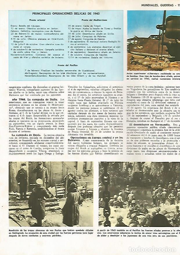 Postkarten: LAMINA MONITOR 0508: Operaciones belicas de 1943 - Varios