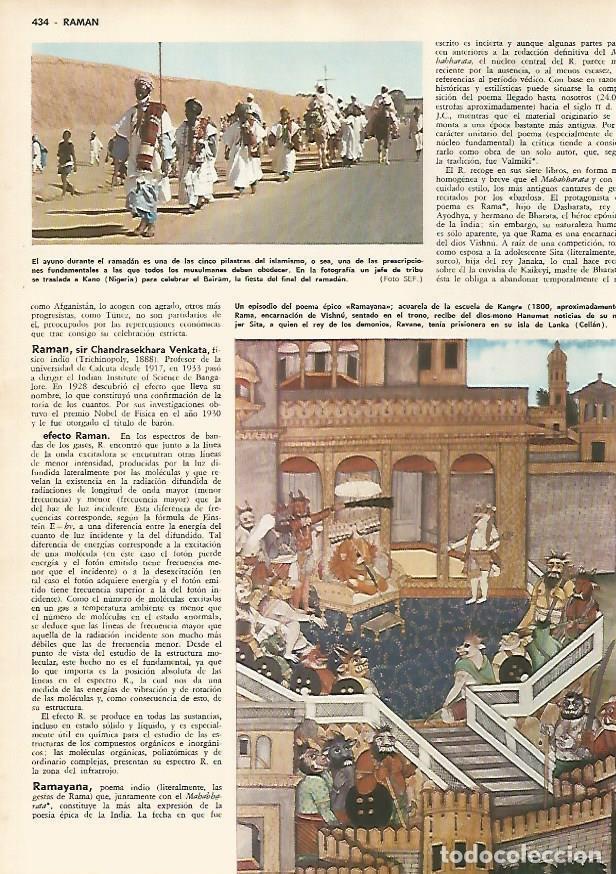 Postkarten: LAMINA MONITOR 0586: Jefe de tribu en Kano, Nigeria y episodio del Ramayana - Varios