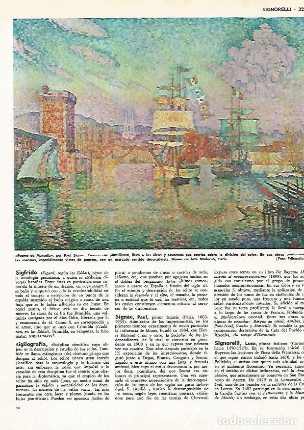 Postais: LAMINA MONITOR 0662: Puerto de Marsella, por P. Signac - Varios