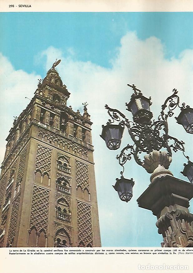 Postais: LAMINA MONITOR 0660: La Giralda en Sevilla - Varios
