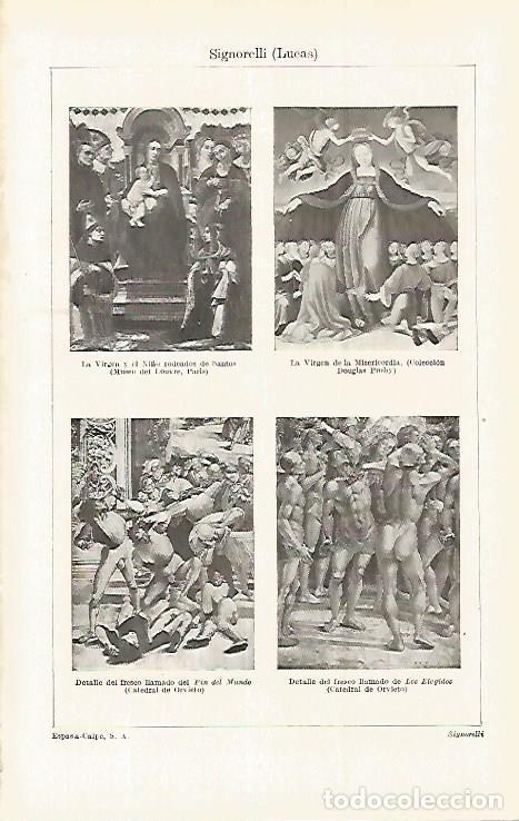 Cartoline: LAMINA ESPASA 32984: Obras por Lucas Signorelli - Varios