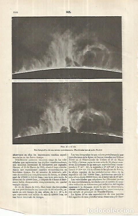 Cartoline: LAMINA ESPASA 33161: Fotografia de protuberancia cedida por el padre Rodes - Varios