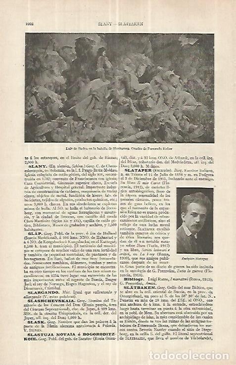 Cartes Postales: LAMINA ESPASA 33122: Luis de Baden en la batalla de Slankamen, por F. Keller - Varios
