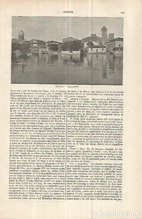 Postkarten: LAMINA ESPASA 33083: Vista general de Sirmione, Italia - Varios
