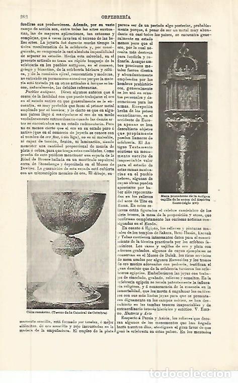 Postkarten: LAMINA ESPASA 32759: Caliz romanico de la Catedral de Coimbra - Varios