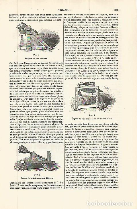 Postais: LAMINA ESPASA 32772: Organo de tres, seis y de mastil - Varios