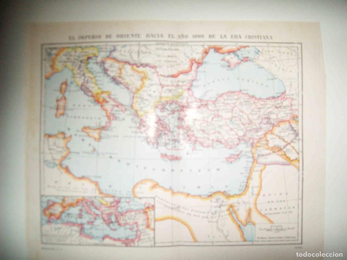 Postais: LAMINA ESPASA 32786: El imperio de Oriente en el a&ntilde;o 1000 - Varios