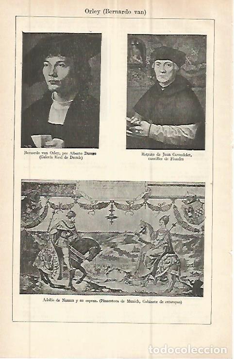 Cartes Postales: LAMINA ESPASA 32869: Bernardo van Orley, por Durero - Varios