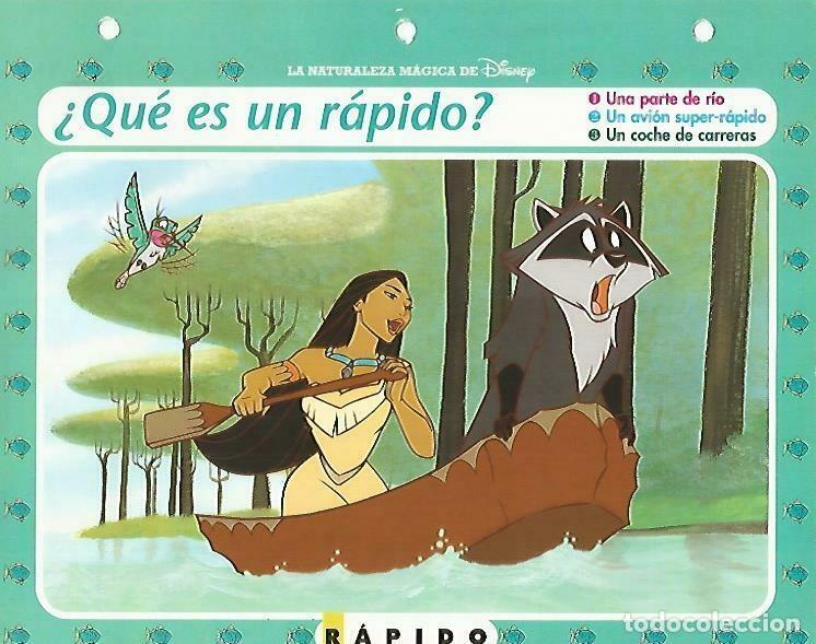 Postcards: LAMINA 14083: Rapido. Secretos del rio con Pocahontas - Varios