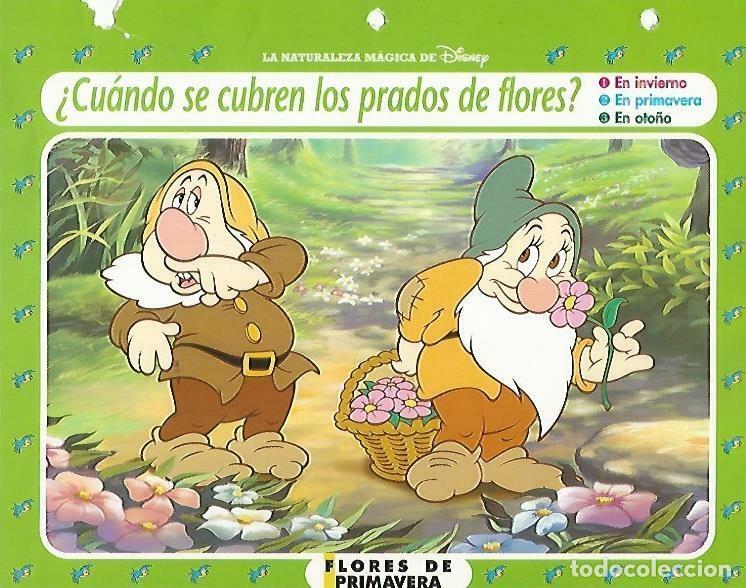 Postais: LAMINA 14136: Flores de primavera. Secretos con Blancanieves - Varios