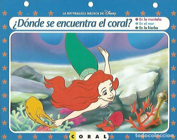 Postais: LAMINA 14151: Coral. Secretos con Ariel - Varios