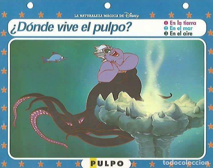 Postais: LAMINA 14130: Pulpo. Secretos con Ariel - Varios