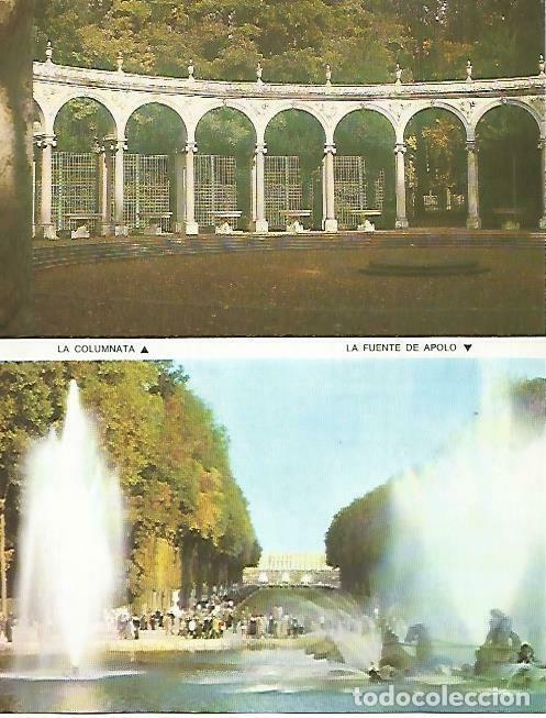 Postais: LAMINA 13909: Versalles. La Columnata y la Fuente de Apolo - Pierre Lemoine