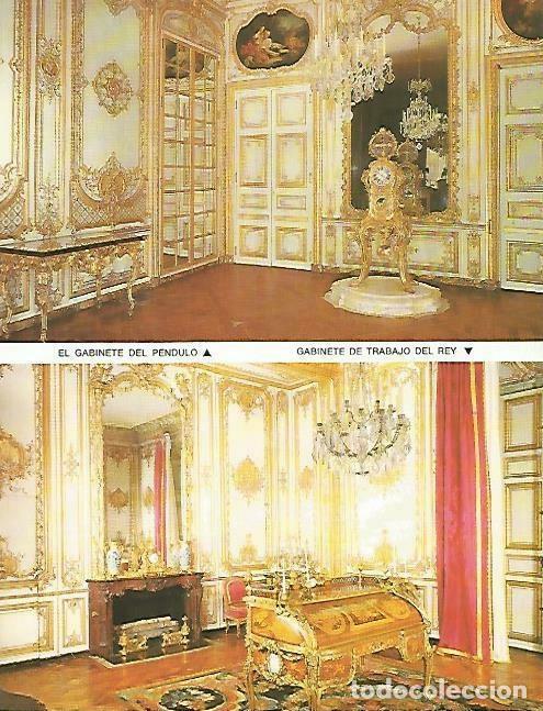 Postkarten: LAMINA 13901: Versalles.El Gabinete del Pendulo y el Gabinete de trabajo del Rey - Pierre Lemoine