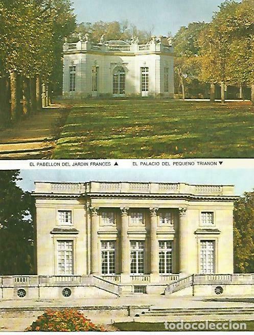 Postais: LAMINA 13914: Versalles. Pabellon del Jardin frances y Palacio del peque&ntilde;o Trianon - Pierre Lemoine