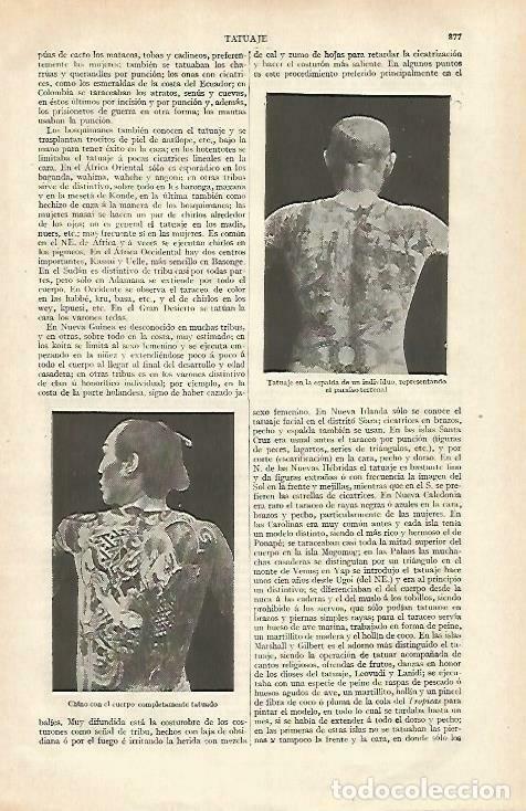 Cartoline: LAMINA ESPASA 33502: Tatuaje de espalda - Varios