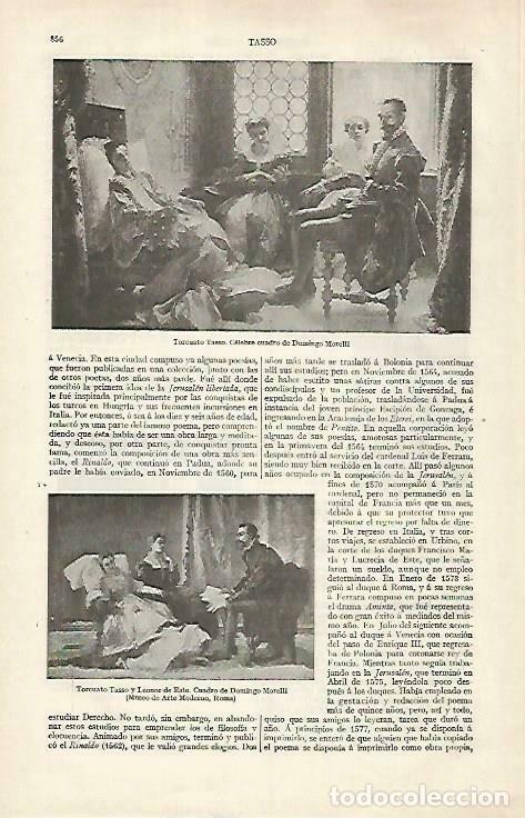 Cartoline: LAMINA ESPASA 33497: Torcuato Tasso, por Morelli - Varios