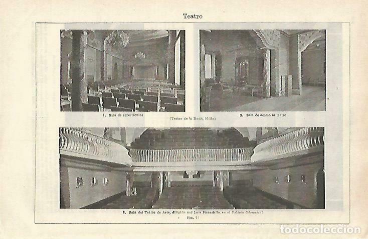 Postais: LAMINA ESPASA 33553: Teatro de la Moda de Milan - Varios