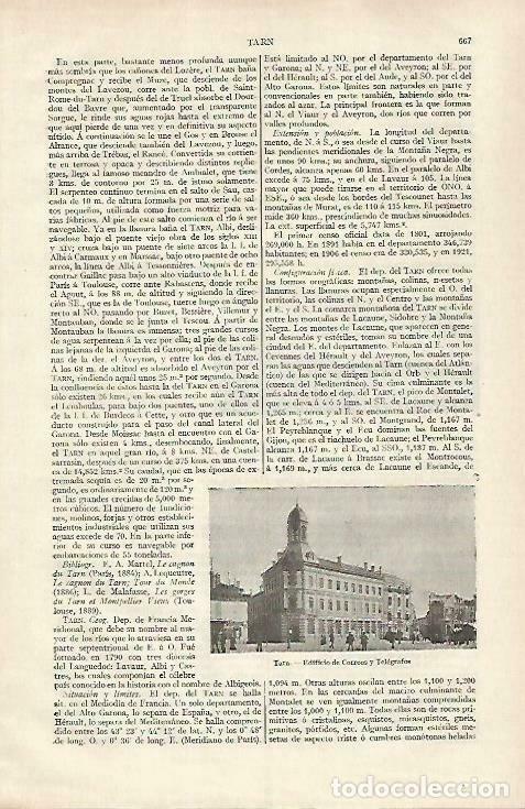 Postais: LAMINA ESPASA 33460: Edificio de Correos en Tarn, Francia - Varios