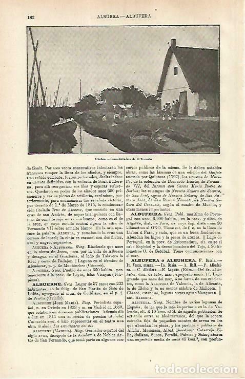 Postkarten: LAMINA ESPASA 33644: Desembarcadero de El Tremolar en la Albufera de Valencia - Varios