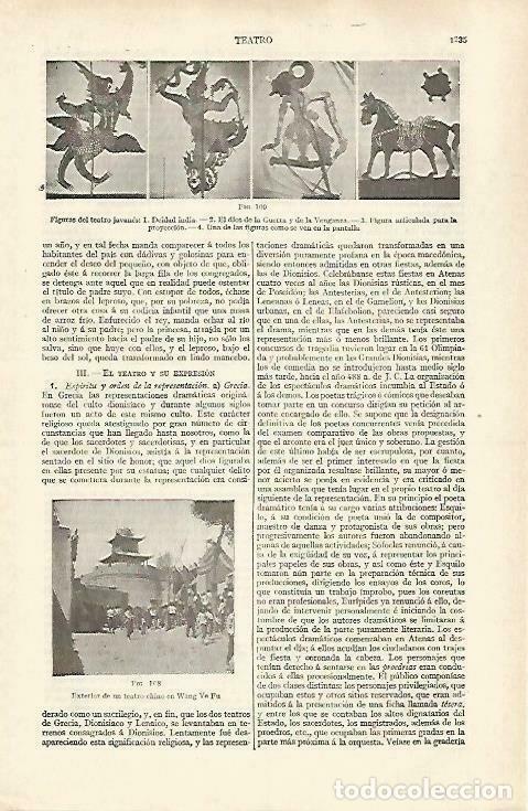 Postcards: LAMINA ESPASA 33565: Figuras del teatro de Java - Varios
