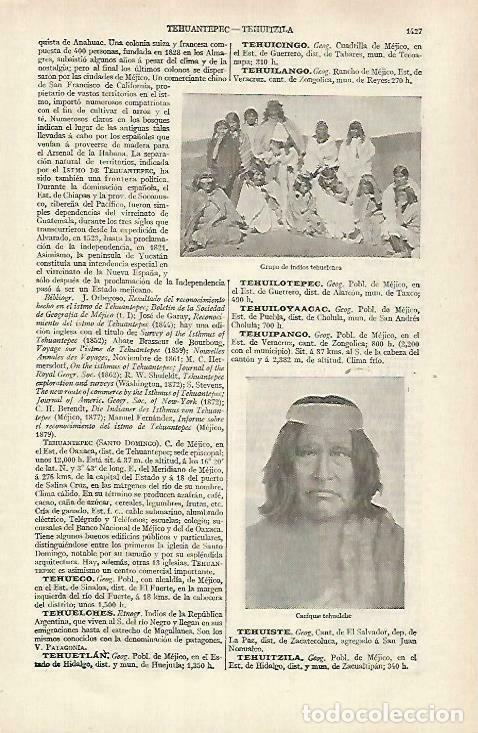 Cartoline: LAMINA ESPASA 33597: Indios tehuantepec - Varios