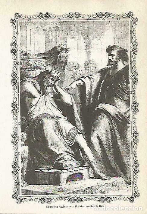 Cartoline: LAMINA 14535: EL profeta Natan acusando a David - VVAA