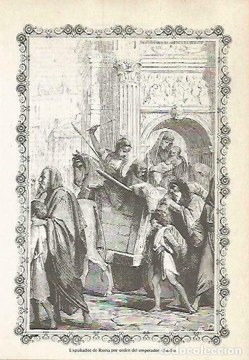 Postais: LAMINA 14595: Expulsados de Roma por Claudio - VVAA