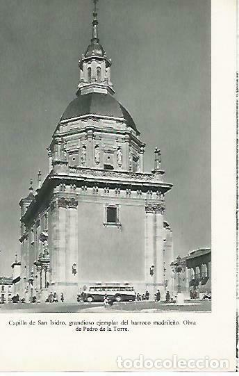 Postais: LAMINA 14409: Capilla de San Isidro, Madrid - Lorenzo Lopez Sancho, dibujos de Go&ntilde;i